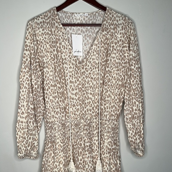 NWT Girl in the Sun Lush Life Leopard Print Mini Dress women size Medium - Picture 8 of 11